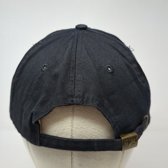 Budget Slideback Baseball Cap Black One Size Adjustable Embroidered Toppers - Picture 6 of 9